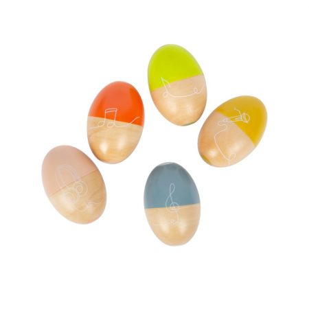 Wooden Musical Eggs ' groovy beats'