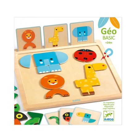 Geobasic Wooden Magnetic Puzzle "DJECO"