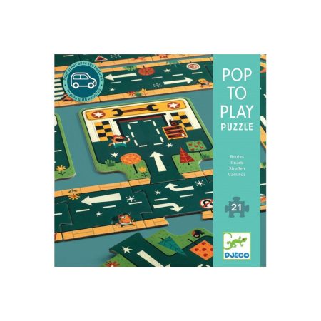 Roads Floor Puzzle " Djeco"