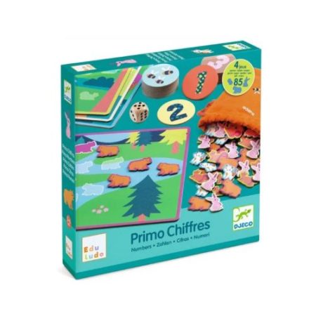 Eduludo Numbers Board Game 4in1 "Djeco"