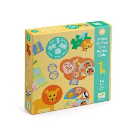 Savannah – 5 Educational Games "Djeco"