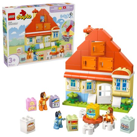 LEGO DUPLO Bluey Bluey’s Family House with Memory Game (10459)