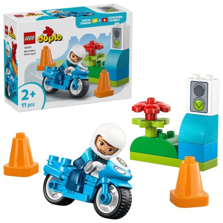LEGO DUPLO Town Blue Police Motorcycle (10471)